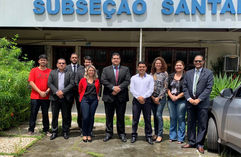 Diretoria da OAB/AP visita Subseção de Santana para alinhamento dos trabalhos de gestão