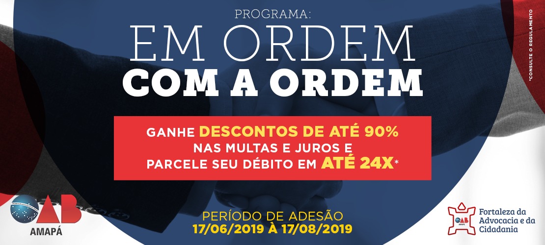 OAB/AP aprova programa de regularização de débitos