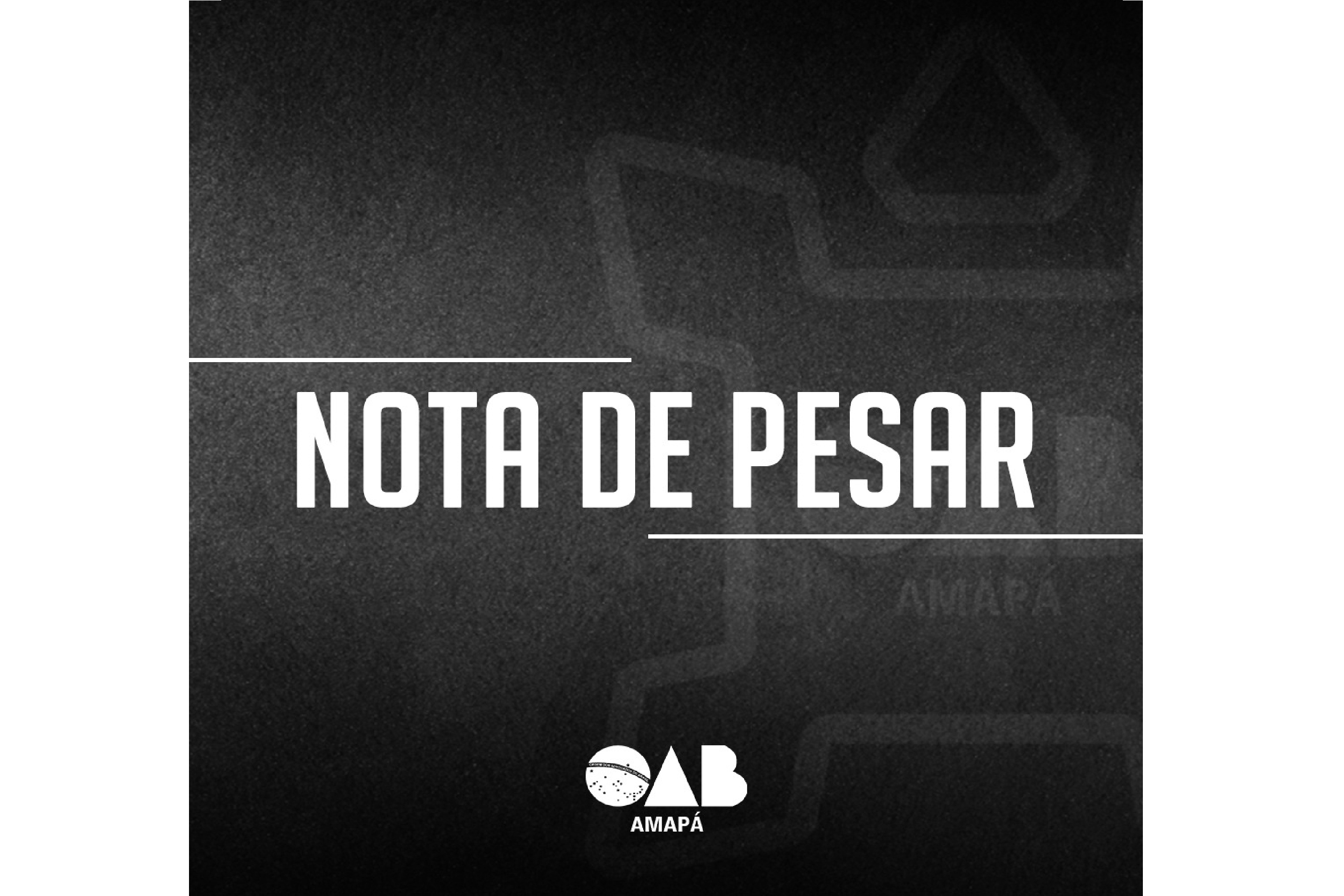 Nota de Pesar - Ray de Paula Rodrigues da Silva