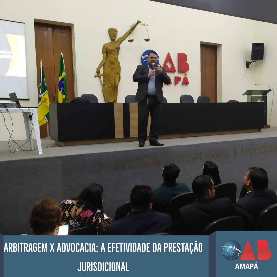 Advogadas e advogados participaram da palestra Arbitragem x Advocacia: A efetividade da prestação jurisdicional.