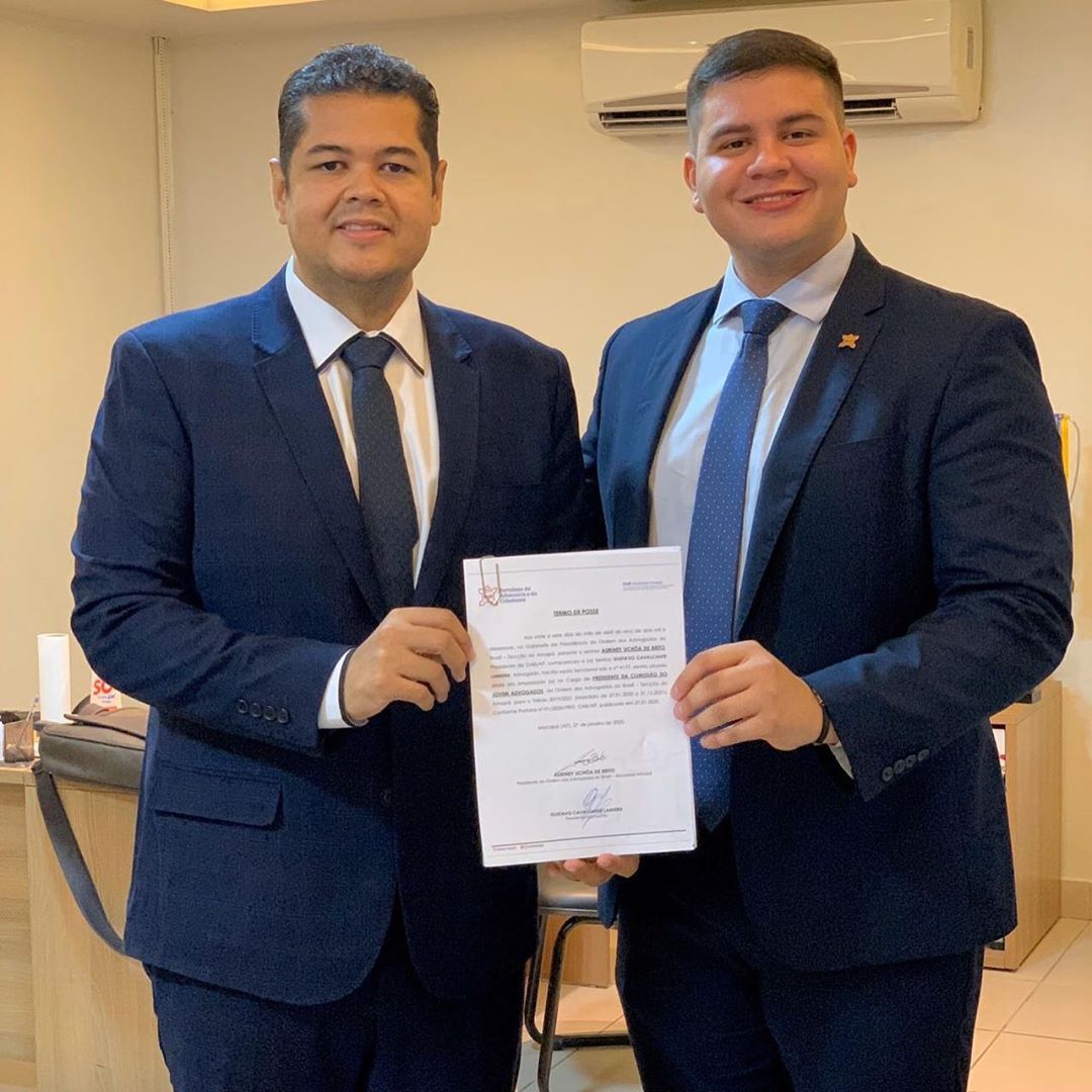 Presidente Auriney Brito empossa novo presidente da OAB Jovem