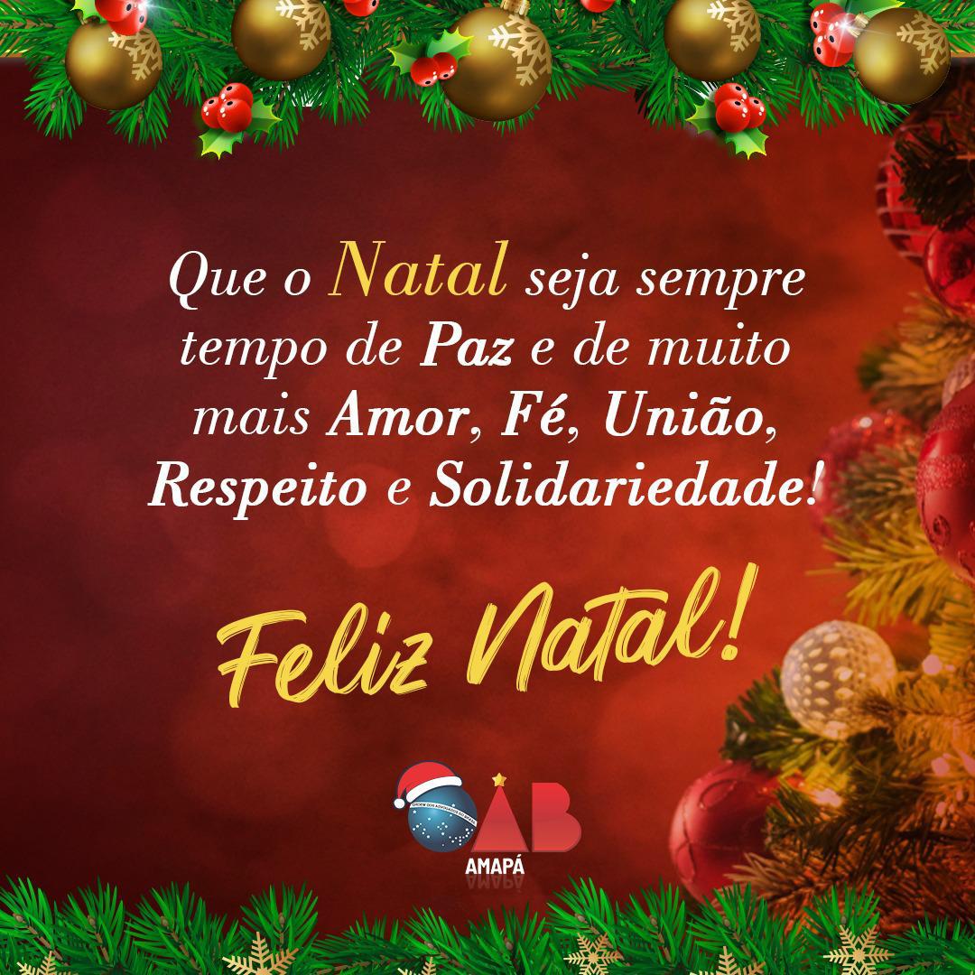 Cartão de Natal da OAB-AP